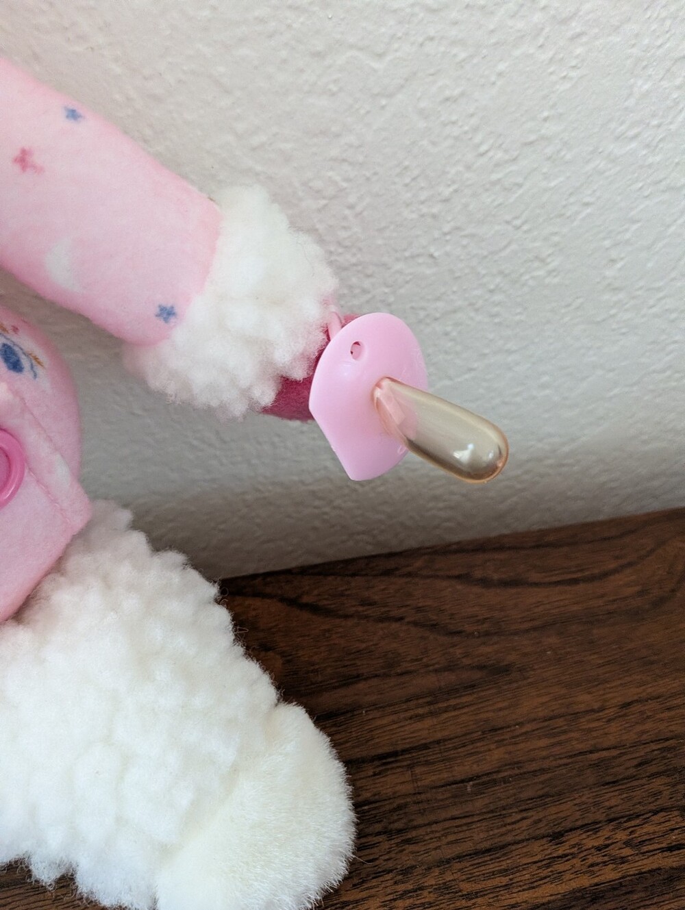 1990 Vintage Shari Lewis 12" Baby Lamb Chop Plush Hand Puppet Pink NWT - Picture 9 of 12